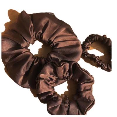 China High Quality And Beautiful Fashion Women Fashoin 100% Silk Scrunchies For Ponytail Holder for sale