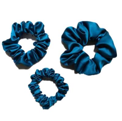 China High Quality and Beautiful Fashion Women's 100% Silk Hair Scrunchies for Ponytail Holder for sale