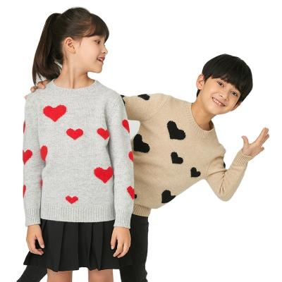 China Children's anti-pilling, pure cashmere sweaters, freshmen boys and girls park collar sweaters for sale