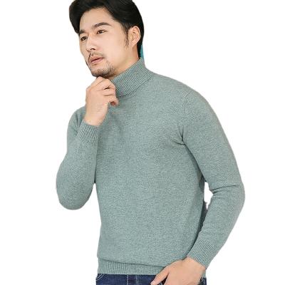 China Standard Sweater Men's Anti-Wrinkle Wool Solid Color Turtle Neck Long Sleeve Pullover for sale