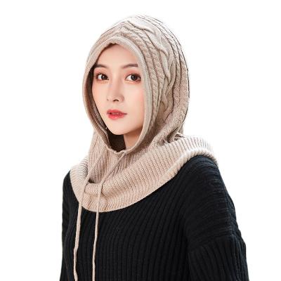 China Convenient Middle With Fashionable Warm Wool Hat Neck Sleeve Integrated Multifunction for sale