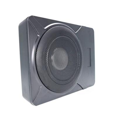 China Car Audio Car Audio Underseat Woofer Speaker Aluminum Slim SPL Subwoofer Active Power Amplifier Subwoofer Subwoofer for sale