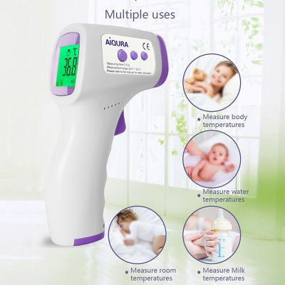 China AD901 Digital No-touch Digital Forehead Body Temperature Gun Fever Gauge Kids Forehead Touch IR Adult Thermometer for sale