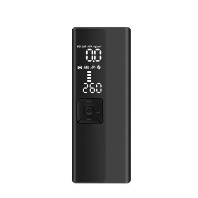 China Wirless and Portable Small Air Inflator Compressor Dual Wireless Smart LED Display 2000mAh Battery Charging for Car Motorcycle Bicycle Balls for sale