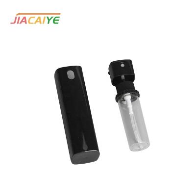 China Square 20ml Glass Tube PET Liner Travel Perfume Atomizer Cosmetic Bottle Refillable Pocket Portable Perfume Spray Bottle for sale