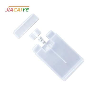 China Cosmetic Packaging 20ml Credit Card Sprayer Perfume Bottle Spray Pocket Hand Sanitizer Sprayer Bottle Cover for sale