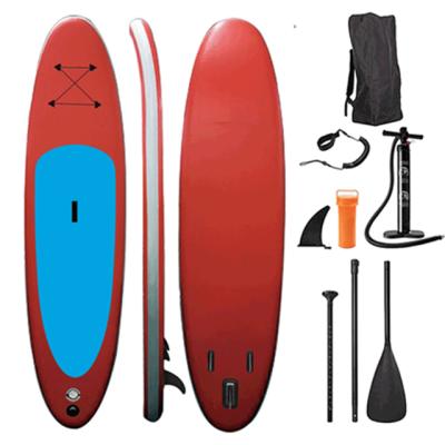 China Unisex In Stock Inflatable Rack Up Low MOQ Paddle Board Fast Shipping SUP Board Double Layer for sale