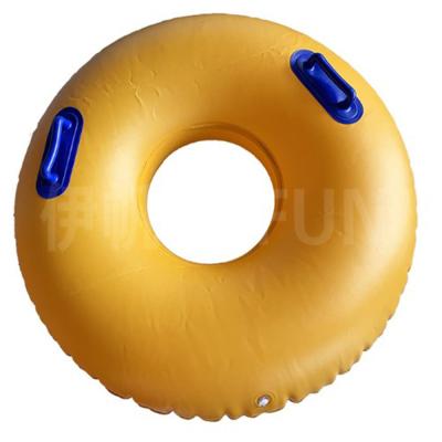 China Single Inflatable Lazy River Water Park 0.75mm PVC Tube Water Slide Lazy River Float for sale