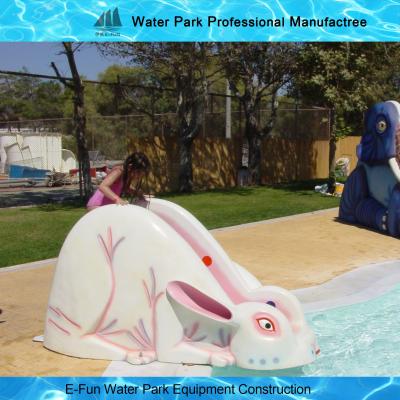 China Fun Rabbit Whiter Water Pool Toys / Fountain Spray Water Playground for sale