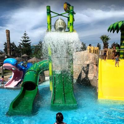 China Fun Coconut Tree Forest Theme Splash Pad Water Playground for sale