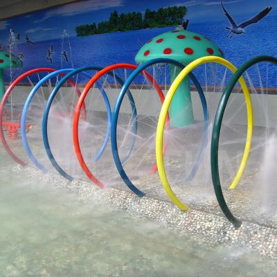 China Splash Pad Kids Water Park Water Spray For Splash Pad Kids Water Park Spray Equipment Rainbow Customized NC customer EFXP-002-1; Gallery D of GUA 1.8 M for sale