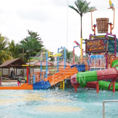 China Fun Kiddie Seas Coconut Tree Style For Water Playground Equipment for sale