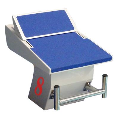 China Non-slip Footrest Starting Block Stainless Steel Material Competition Cover For Swimming Diving Block for sale