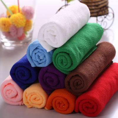 China Sustainable Super Soft And Absorbent Square Microfiber Towel Cleaning Cloth for sale