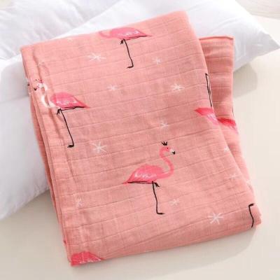 China Organic Muslin Baby Toddler Blanket Anti-pilling Baby Shower Gift for sale