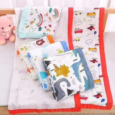 China Anti-pilling 4layer 70%bamboo &30%cotton muslin blanket for sale