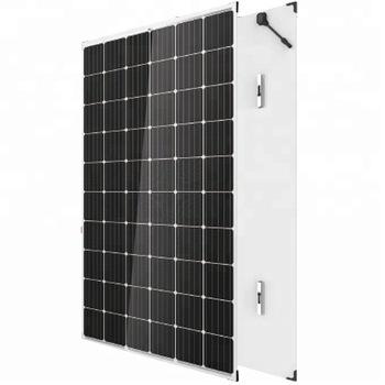 China Sunpower 315W solar panel prices double silicon glass lightweight high quality transparent monocrystalline module Bipv solar panel for sale