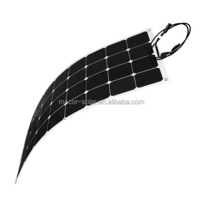 China Mono Vessel Good Quality Flexible Bendable 100W Solar Module for sale