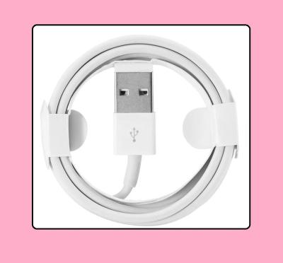 China Data Tansmission/Charging For iPhone For iPad 1m   Original USB  Cable 2.1A Fast Charging Charger Cable For Apple For iPhone power bank self-provided data line for sale