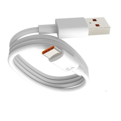 China Data Tansmission/Charging For iPhone For iPad 1M 66W  6A USB super fast charging cable type-c high speed charging data cable USB charger cable for Huawei mate 40 samsung for sale