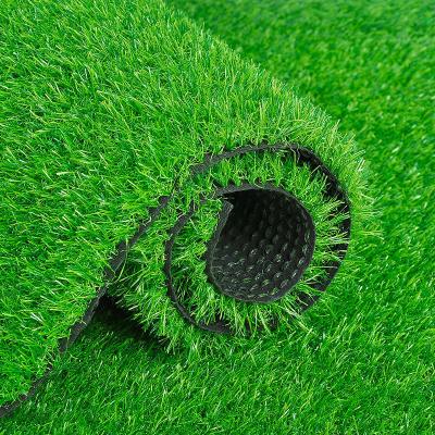 China Yard Pastoral Green Artificial Grass 20mm Football Synthetic Turf For Landscaping Turf Park Gardens for sale