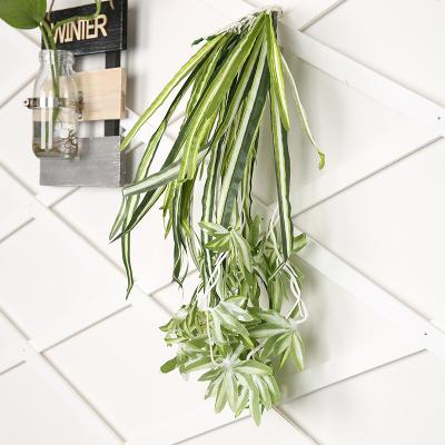 China 2021 Real Artificial Plant Vine Wall Hanging Simulate Green Plant Chlorophytum Home Wedding Decoration Plant for sale