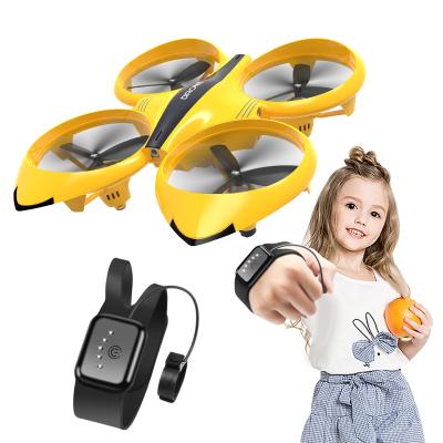 China Headless Aircraft Remote Control Induction Avoidance Watch Drone Gesture Mode Smart Toy UFO for sale