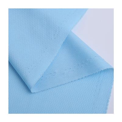 China Stretch Polyester Sport Wear T-shirt Bird Material Mesh Fabric Sports Knit Fabric for sale