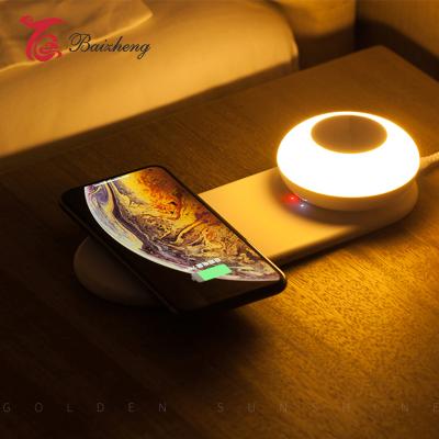 China Hot COIN Touch Switch Usb Kids Rounded Sensor Kids Night Light For Sleeping for sale