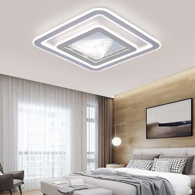 China Outdoor Mounted Modern Design Led Living Room Square Ceiling Light Dimmable Ceiling Light for sale