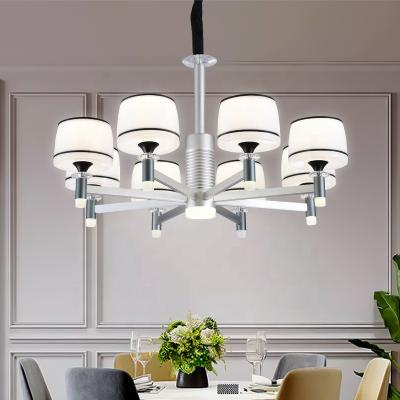 China New Home Contemporary Nordic Modern Glass Led Pendant Light Glassy Chandelier for sale