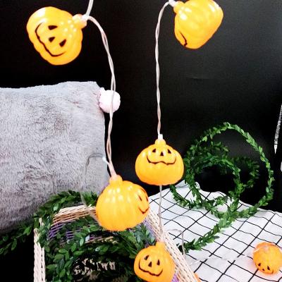 China Eco-friendly Halloween Pumpkin Lights Battery Operated 20 LED Pumpkin String Lights Decoration for Holiday Party for sale