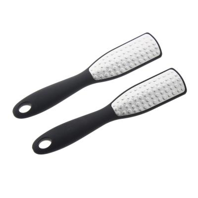 China Popular Black Long Handle Pedicure Tools Foot Scraper for sale