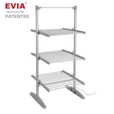 China Energy Saving EVIA Heated Electric Clothes Dryer Clothes Drying Rack for sale