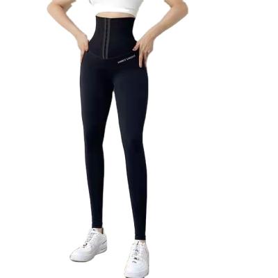 China 2021 Antibacterial New High Waist Yoga Pants Workout Fitness Gym Sports Wear Crop Tight Leggings For Women for sale