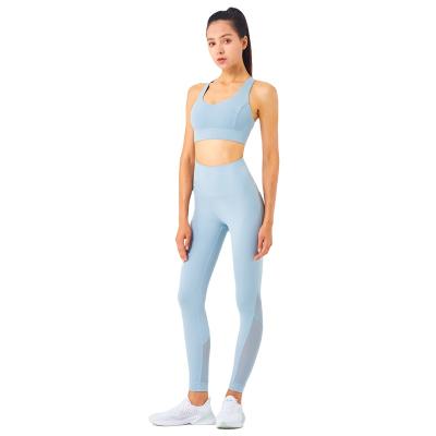 China High Waisted Breathable Recycled Fabric Yoga Wear Custom Women Workout Gym Fitness Sports Yoga Pants Leggings for sale