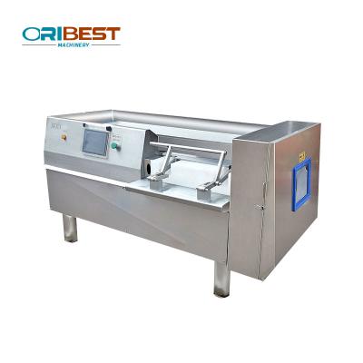 China High output frozen chicken cube dicer machine / meat dicer machine restaurant easy operation for sale