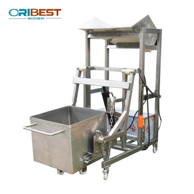 China Easy Affordable Price Meat Pusher / 200 Wide Scale Operation Meat Lift Lifting Machine for sale