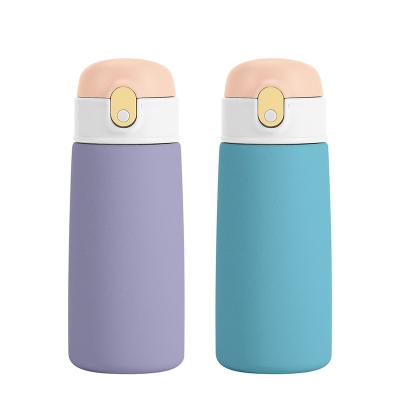 China Sustainable Kids Stainless Steel Vacuum Flask Vacuum Insulated Stainless Steel Water Bottle For Kids for sale