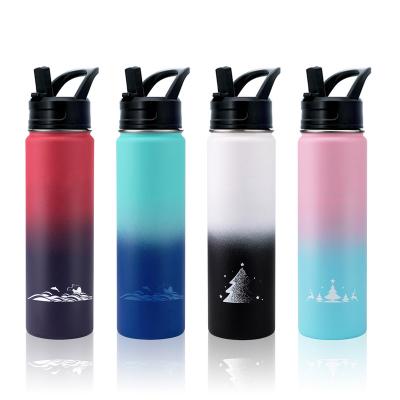 China Durable Amazing Metal Ware Water Bottles Wide Mouth Vacuum Insulated Double Wall Stainless Steel Water Bottle for sale