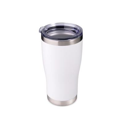 China Sustainable Hot Selling Double Wall Tumbler 20 Ounce Stainless Steel Coffee Mug With Straw for sale