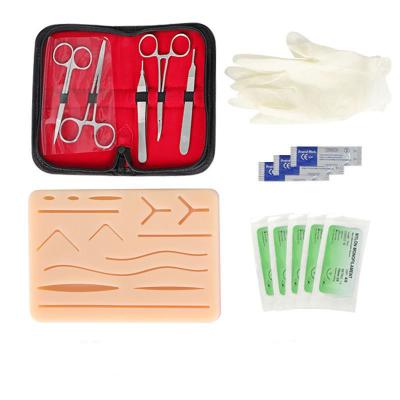 China Convenient Student Package Surgical Practice Kit Suturing Surgical Practice Kit for Medical Students for sale