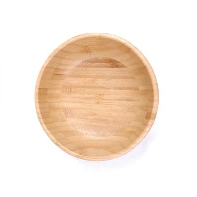 China Wooden viable bowl beech soup bowl salad bowl home wholesale can be printed logo for sale