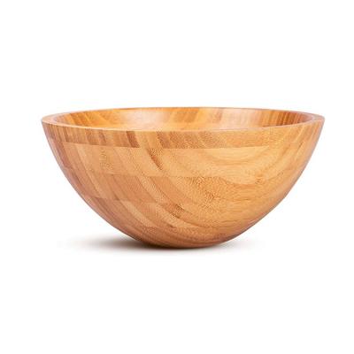 China Viable Wholesale Acacia Wooden Salad Bowl Set 4 Antique Natural Bamboo for sale