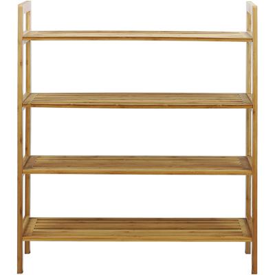 China Modern Made in China 100% Simplicity Solid Wood Shoe Rack, Bamboo Shoe Rack for Home Storage for sale