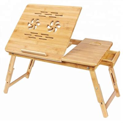 China LAPTOP DESK factory direct 100% sales bamboo adjustable laptop table for sale