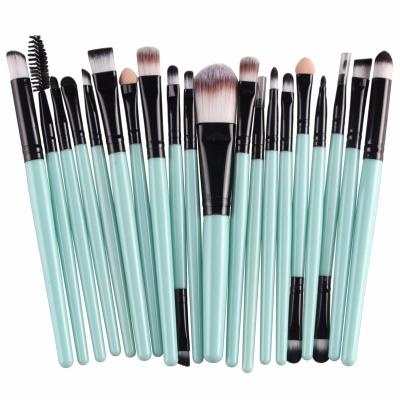 China Angular Blush Professional Makeup 20pcs Makeup Brush Gold High Quality Private Label Makeup Brush Foundation Powder Foundation Blending Brush Makeup for sale