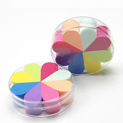 China Sponge Latex Free Or Customized Various Color Promotional Super Soft Makeup Cleansing Facial Sponge With Container for sale