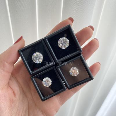 China Fire Cut 9.0mm 3CT Moissanite Loose Color Game Or Supper White 3EX Hot Sale for sale