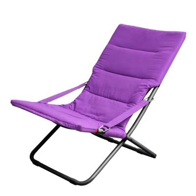 China Comfortable Hot Sale Beach Chair Camping Chair Easy Cleaning Folding Design for sale